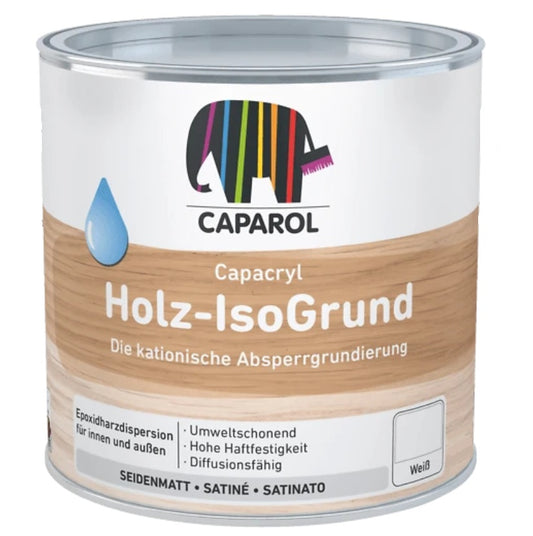 Holz IsoGrund Caparol weiß 0,75 Liter