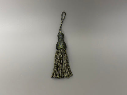 Schlüsselquaste - mehrfarbig dunkelgrün/blau