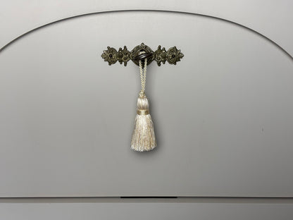 Schlüsselquaste - einfarbig champagner