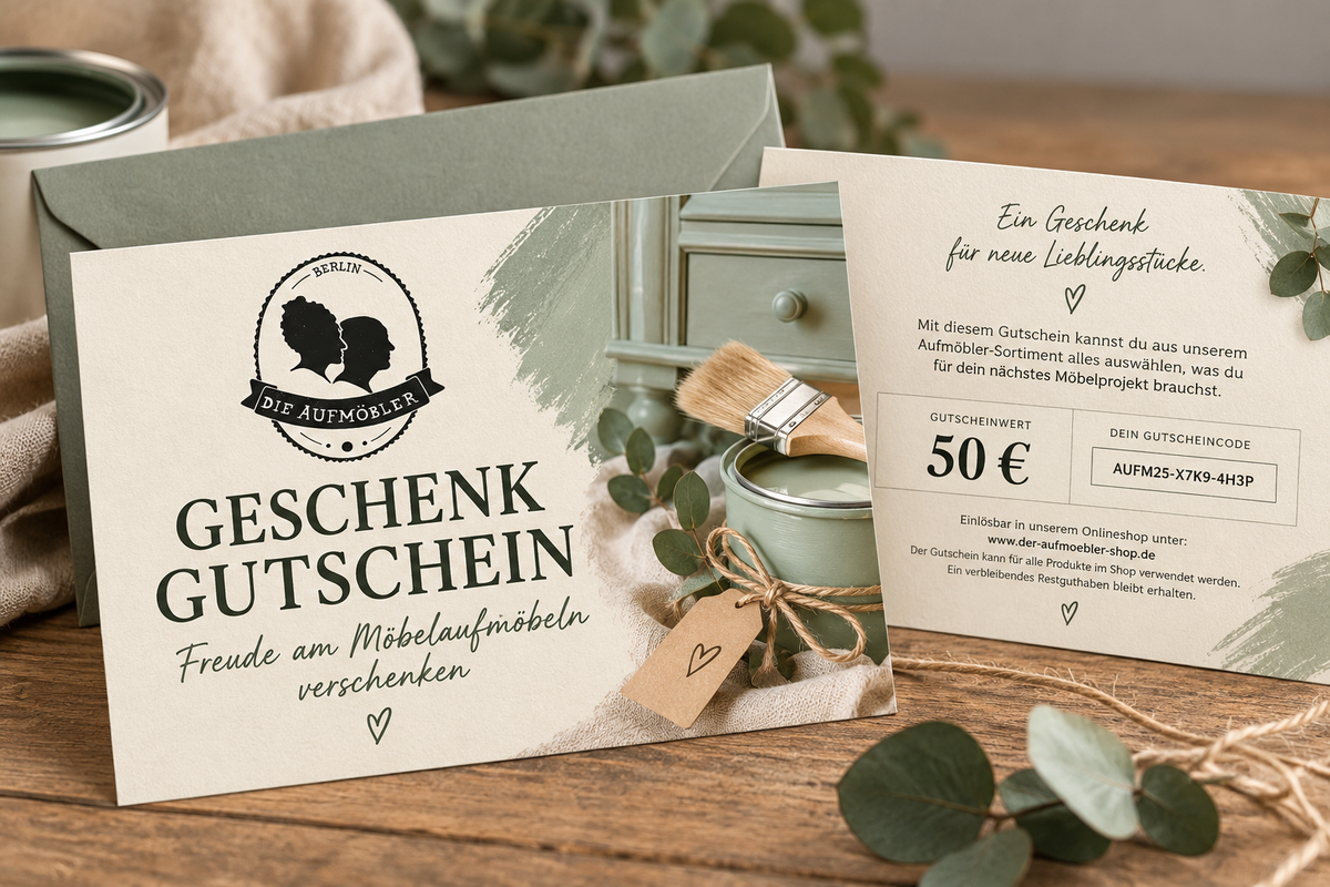 Der Aufmöbler-Geschenkgutschein